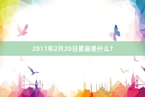2011年2月20日星座是什么？